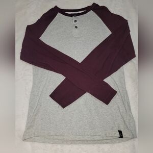 Lucky Brand Gray Long Sleeve Shirt